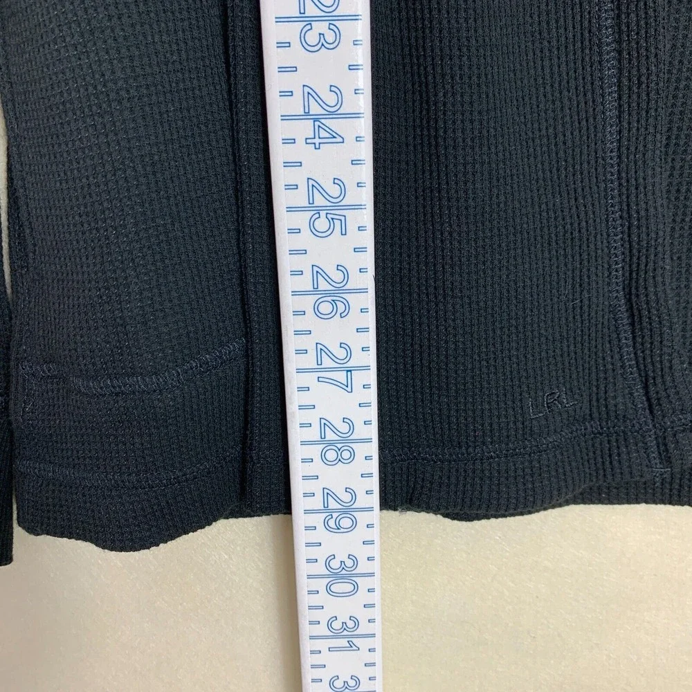 Ralph Lauren Women's Sport Cardigan Black Open Front Long sleaves size ‎ XL